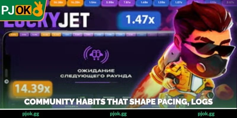 Community habits that shape pacing, logs, cooldown choices