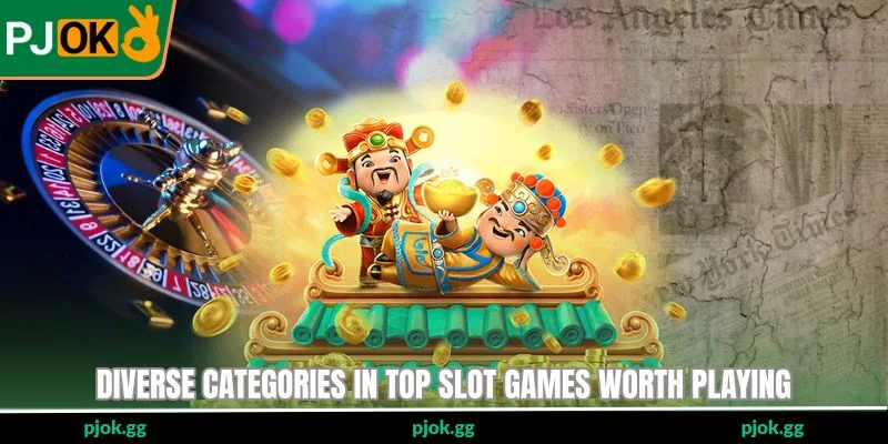 Diverse categories in top slot games worth playing