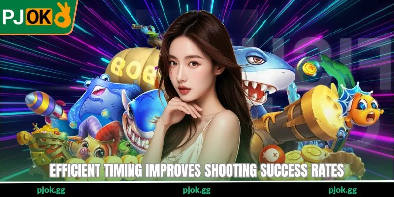 Efficient timing improves shooting success rates