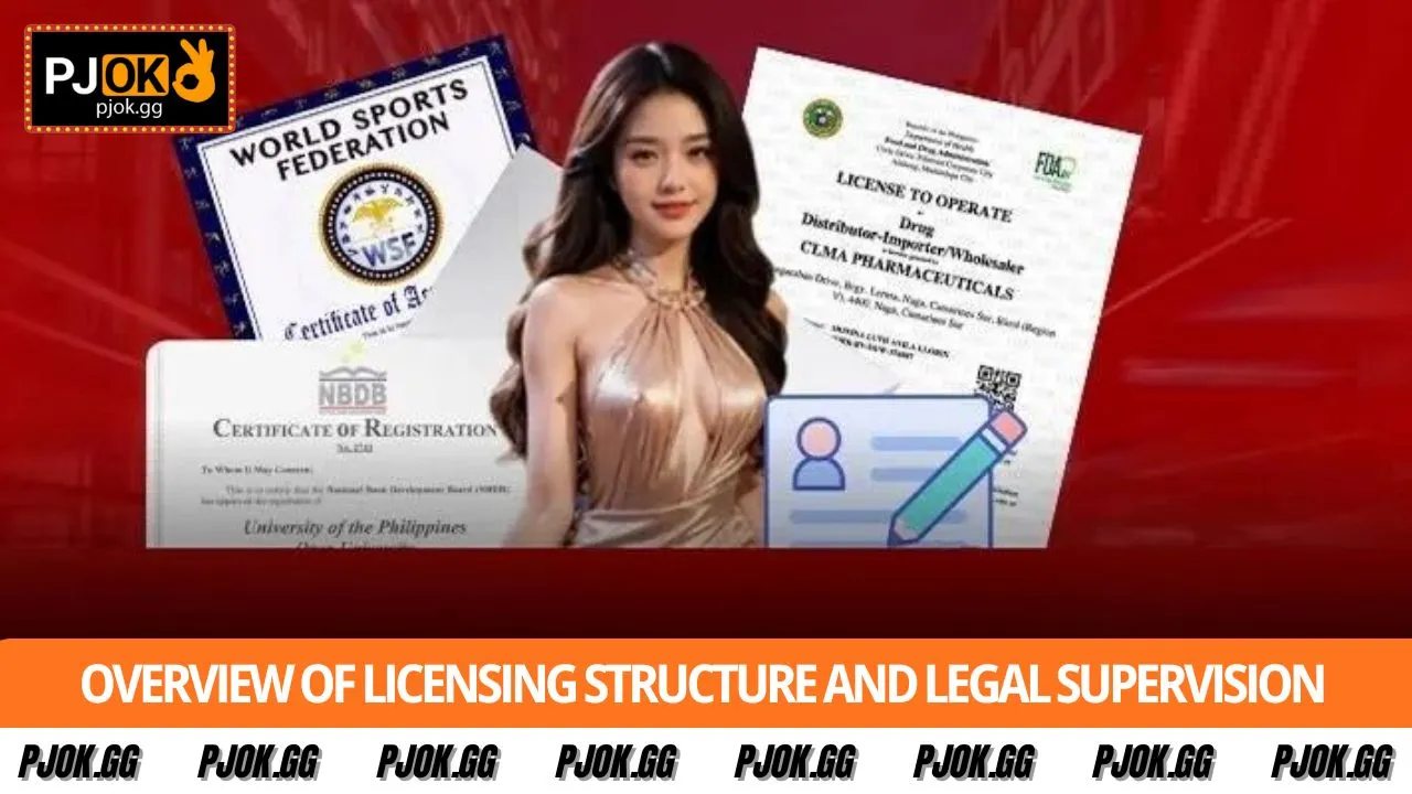 Overview of licensing structure and legal supervision