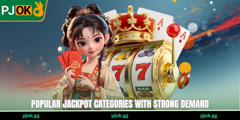 Popular jackpot categories with strong demand