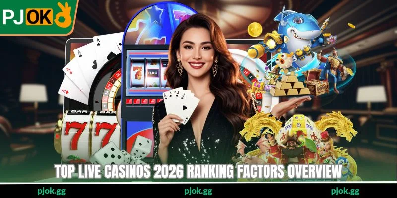 Top live casinos 2026 ranking factors overview